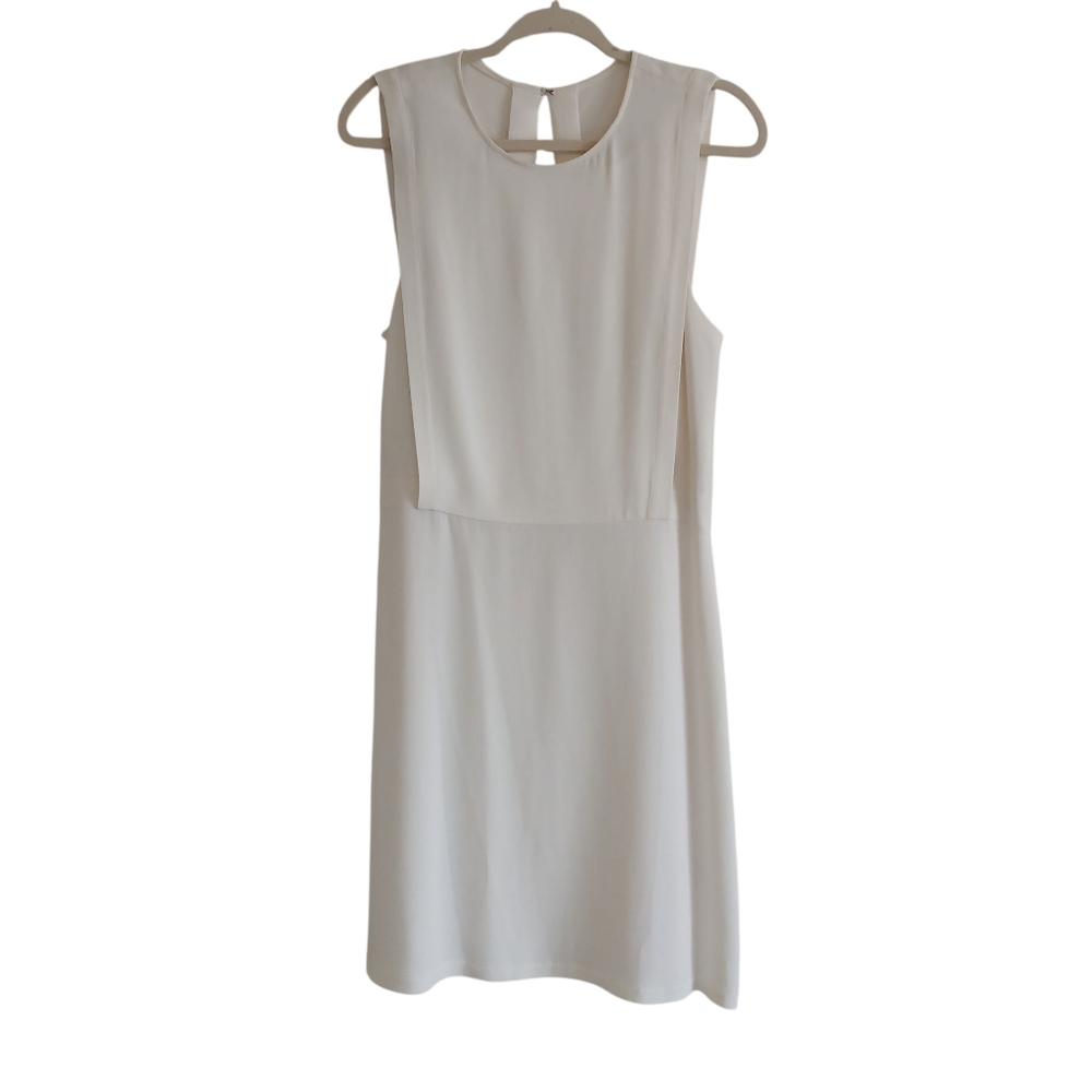 NEW Theory Rimlan Dress Women's 10 Spiaggia Fabric Lined A-Line Knee Length - Picture 3 of 14